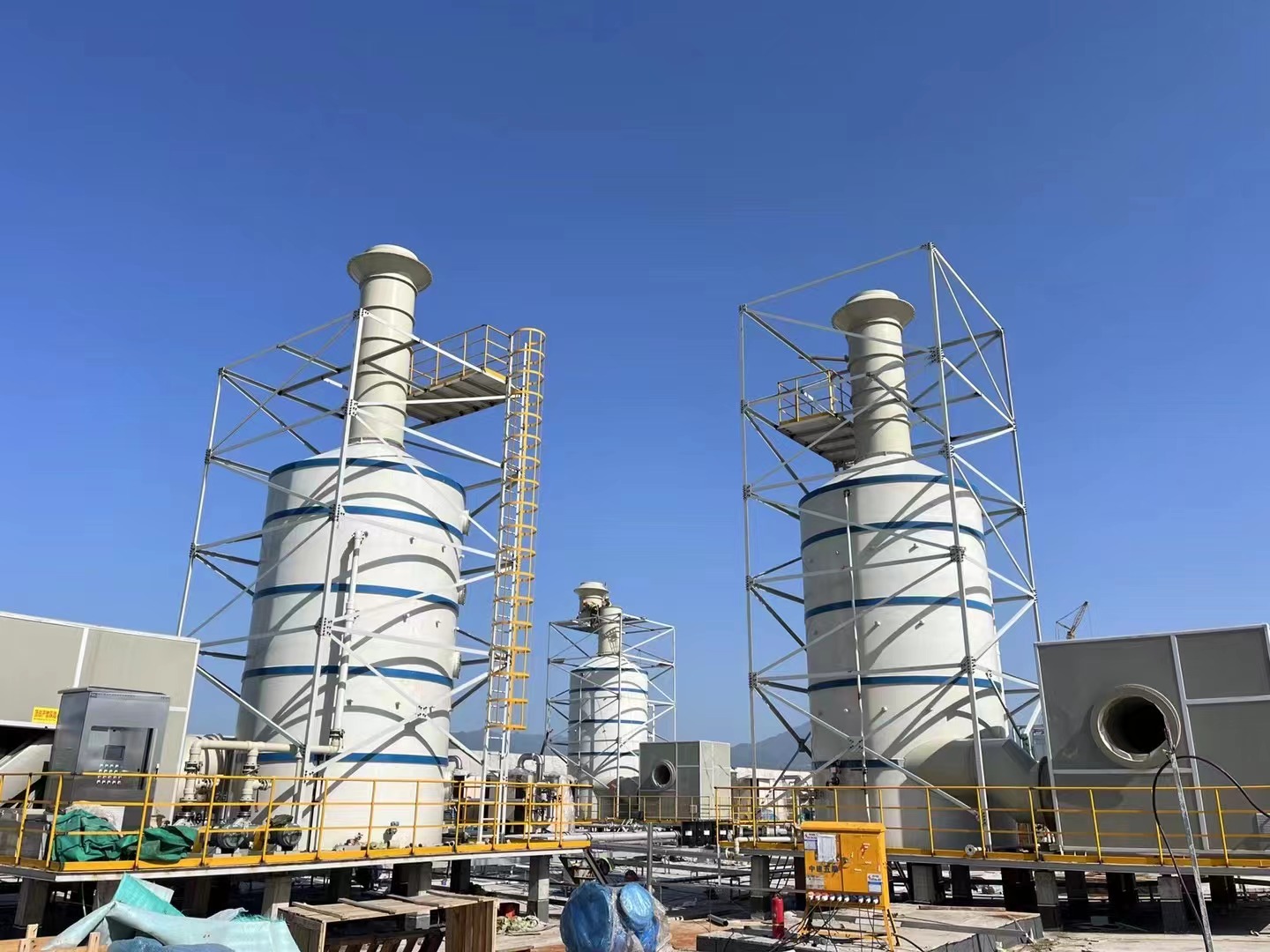 華新客戶浙江某鋰電行業(yè)廢氣治理